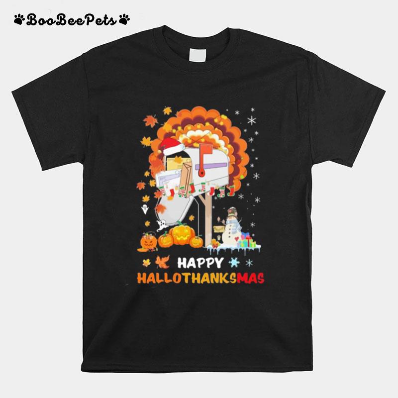 Perfect Mailbox Happy Hallothanksmas T-Shirt