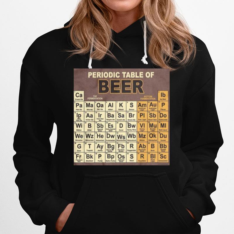 Periodic Table Of Beer Hoodie