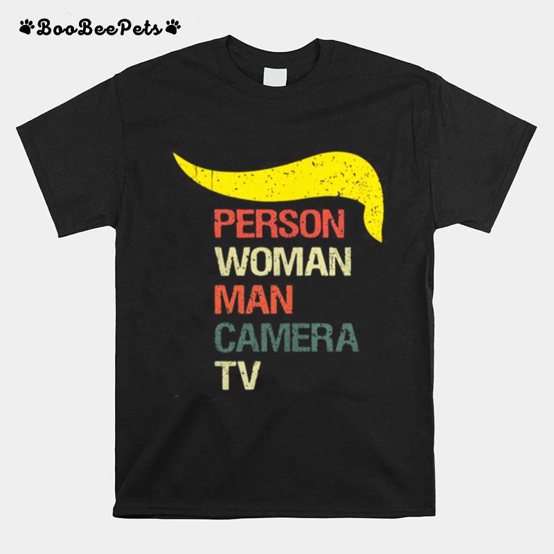 Persom Woman Man Camera Tv Mask T-Shirt