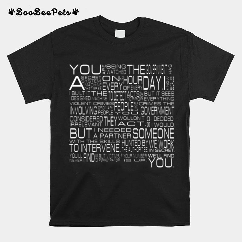 Person Of Interest Code Game T-Shirt