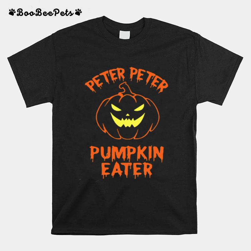 Peter Peter Pumpkin Eater Halloween Couples Costume T-Shirt