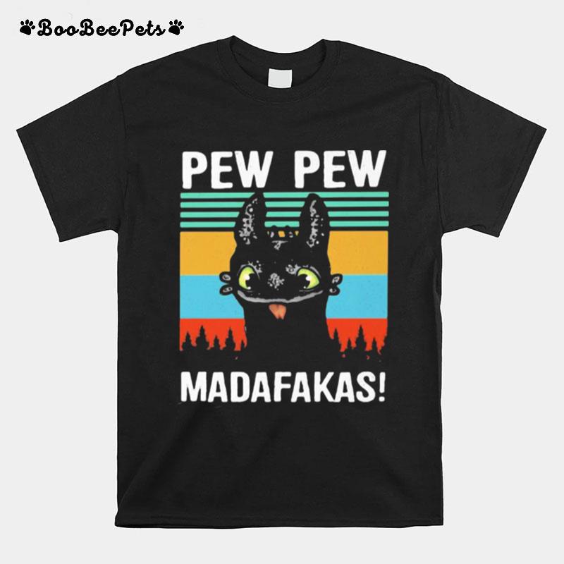 Pew Pew Madafakas Dragon Toothless Vintage T-Shirt