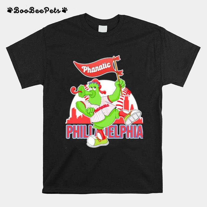 Phanatic Phillies Baseball Mascot Philadelphia Phillies T-Shirt