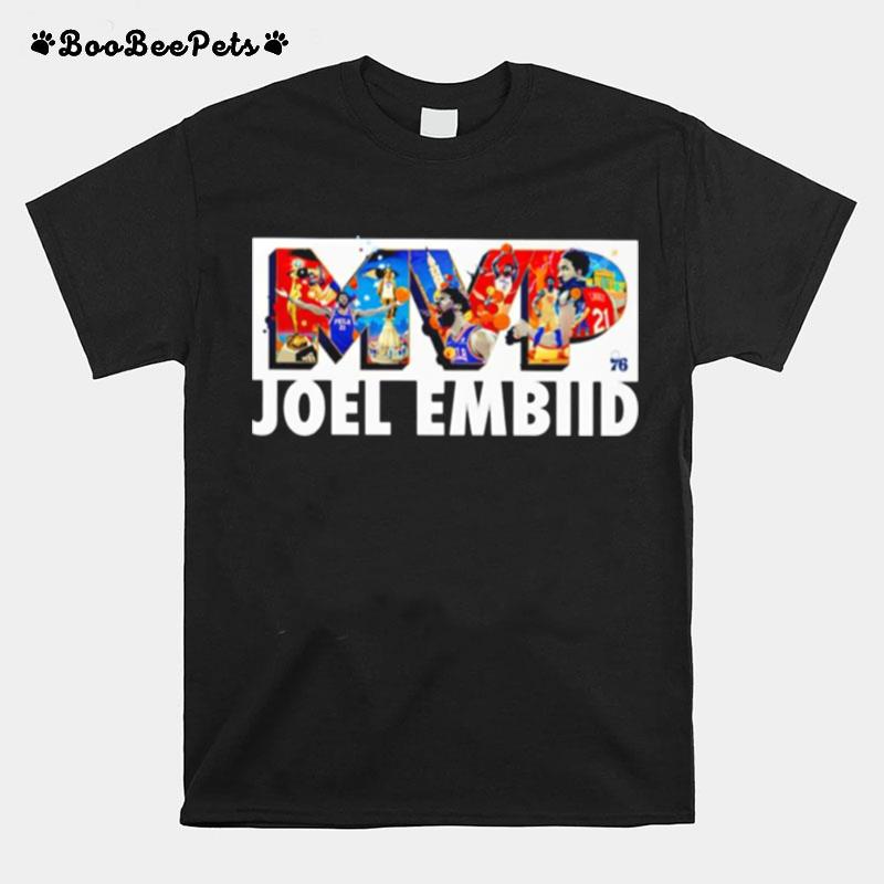 Philadelphia 76Ers Mvp Joel Embiid T-Shirt