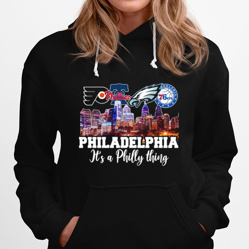 Philadelphia City Its A Philly Thing Skylines 2023 Hoodie