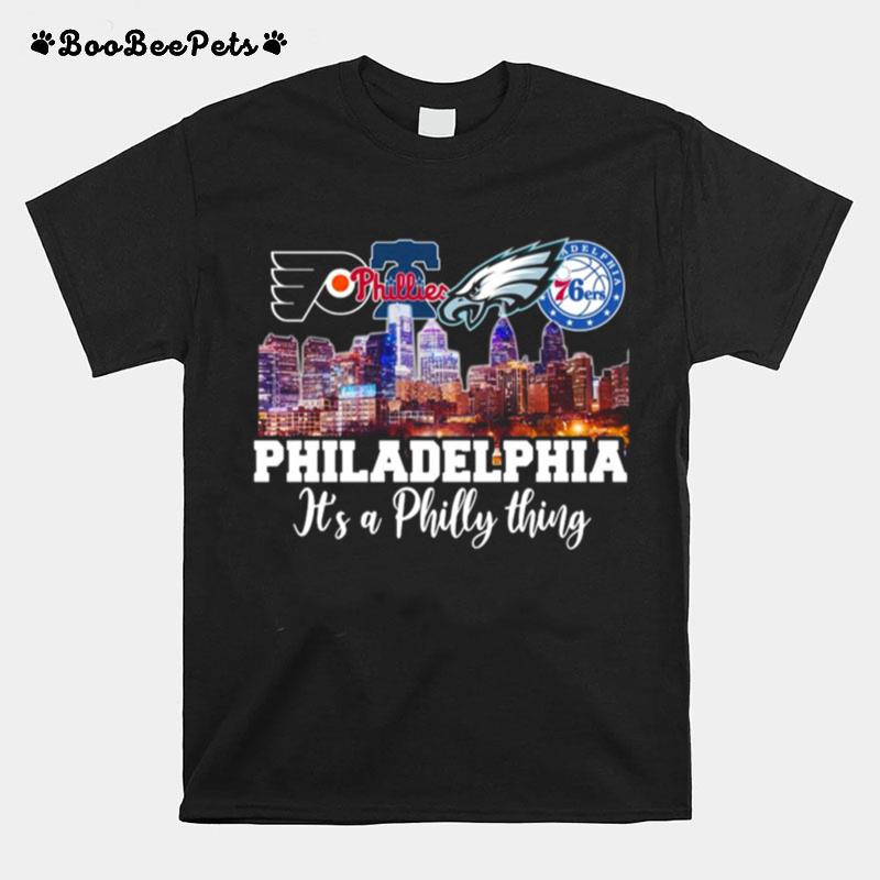 Philadelphia City Its A Philly Thing Skylines 2023 T-Shirt