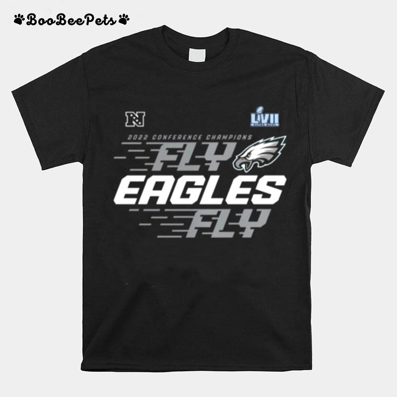 Philadelphia Eagles 2022 Nfc Conference Champion Within Bounds T-Shirt