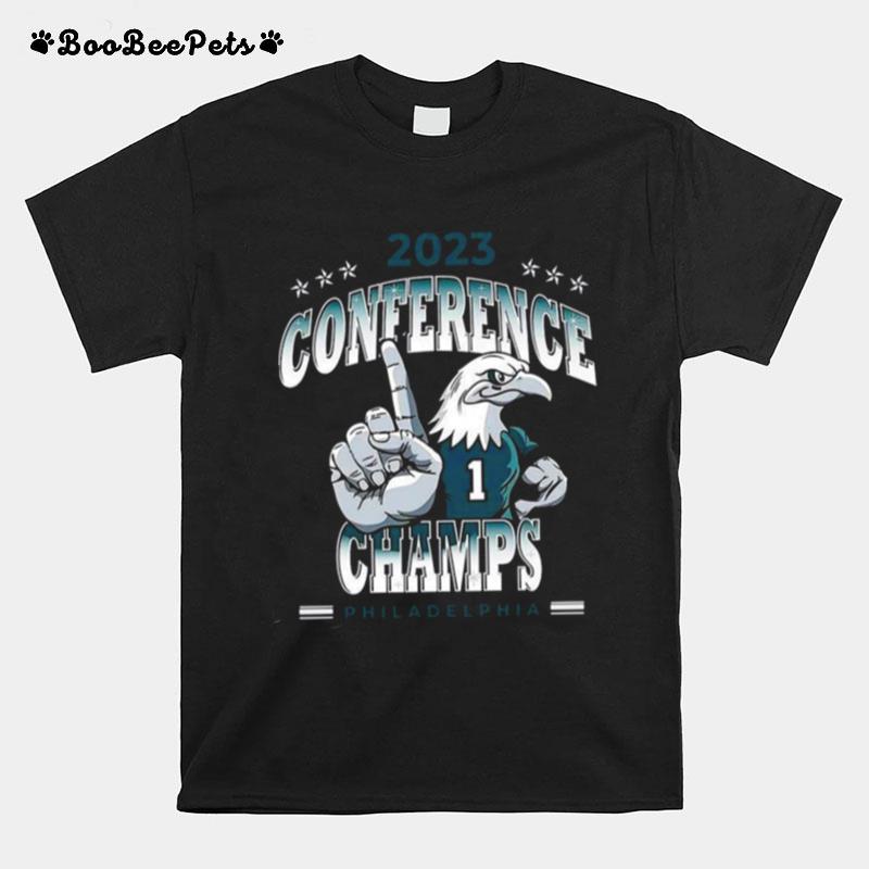 Philadelphia Eagles 2023 Conference Champs For Philadelphia Fans T-Shirt