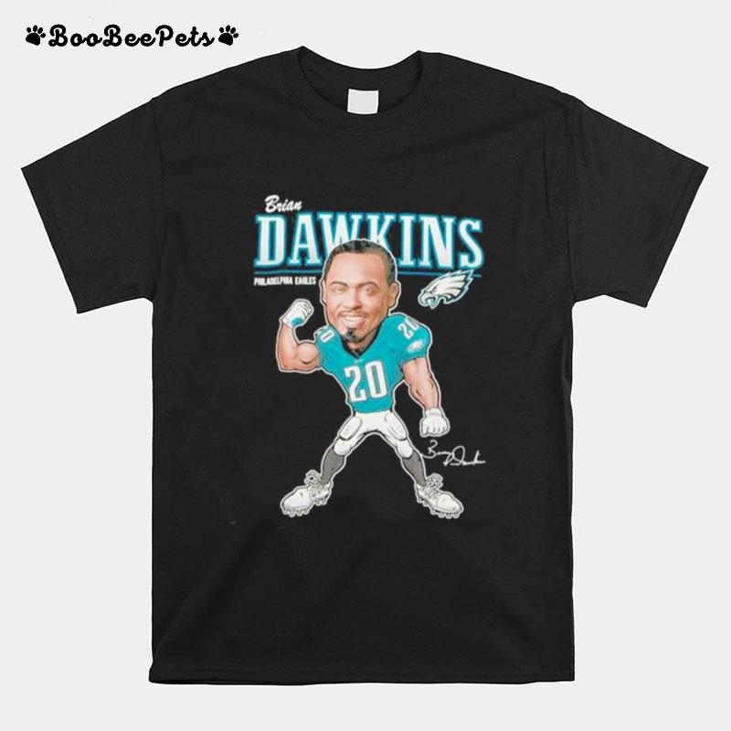 Philadelphia Eagles Brian Dawkins Signature Super Bowl Lvii 2023 T-Shirt