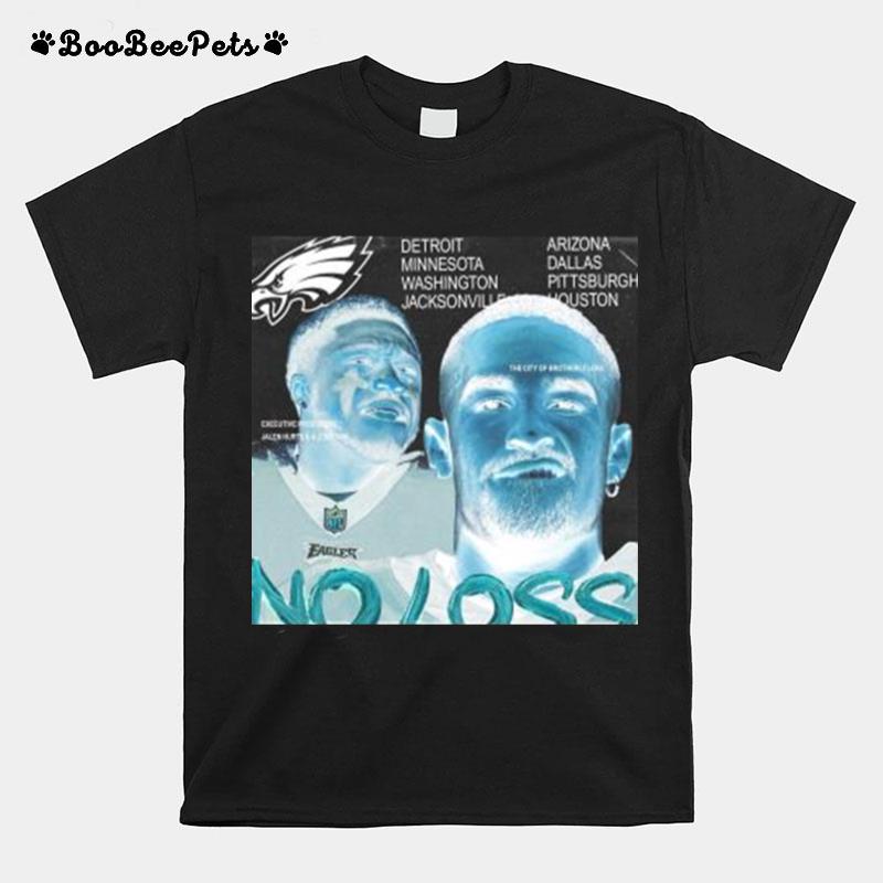 Philadelphia Eagles Jalen Hurts Jason Kelce Noloss T-Shirt