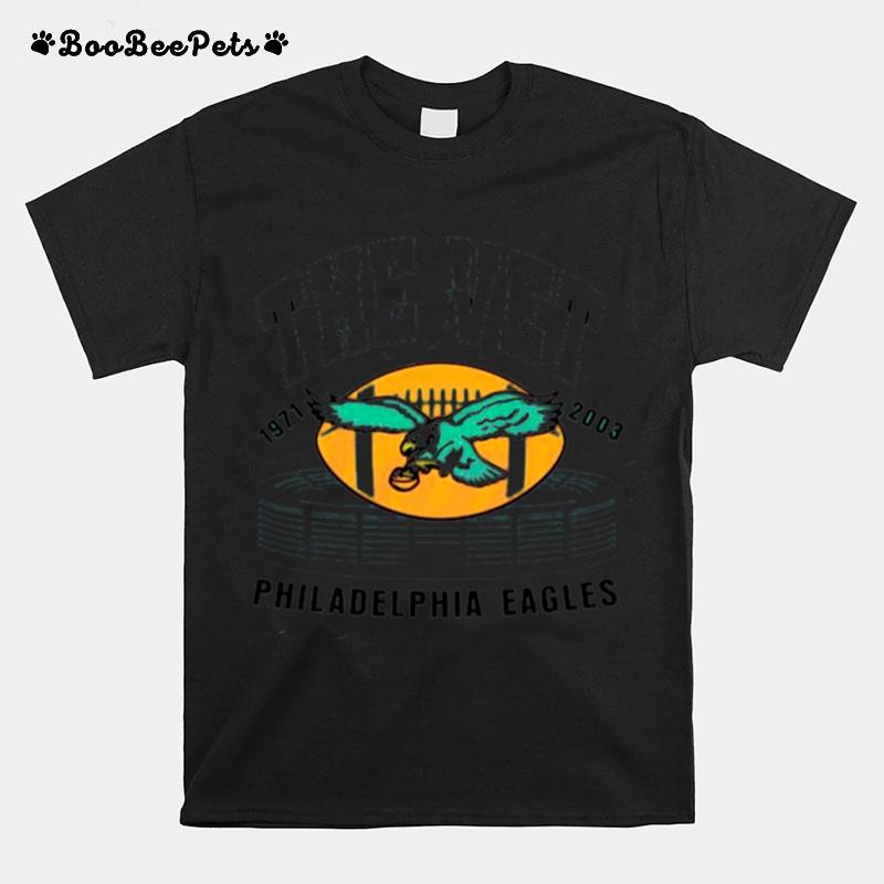 Philadelphia Eagles Stadium The Vet Philadelphia Eagles T-Shirt