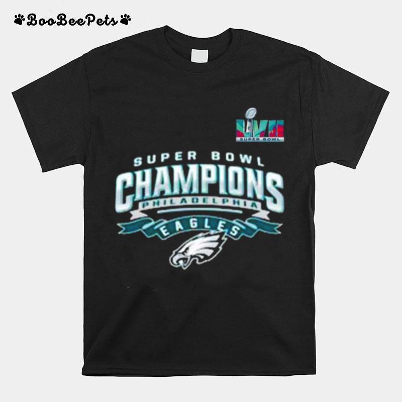 Philadelphia Eagles Super Bowl Lvii 2023 Champions T-Shirt