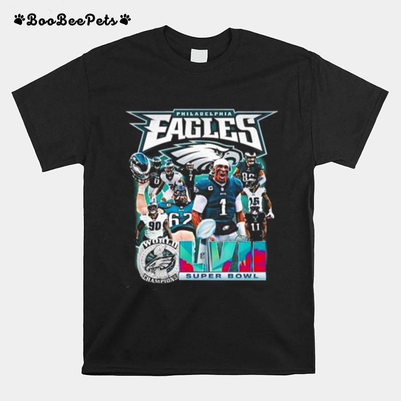 Philadelphia Eagles Super Bowl Lvii 2023 Team Champions T-Shirt