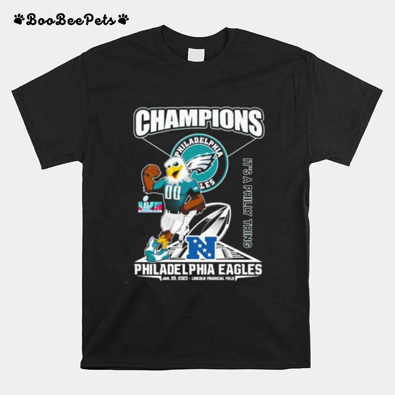 Philadelphia Eagles Swoop Super Bowl Lvi Champions Its A Philly Thing T-Shirt