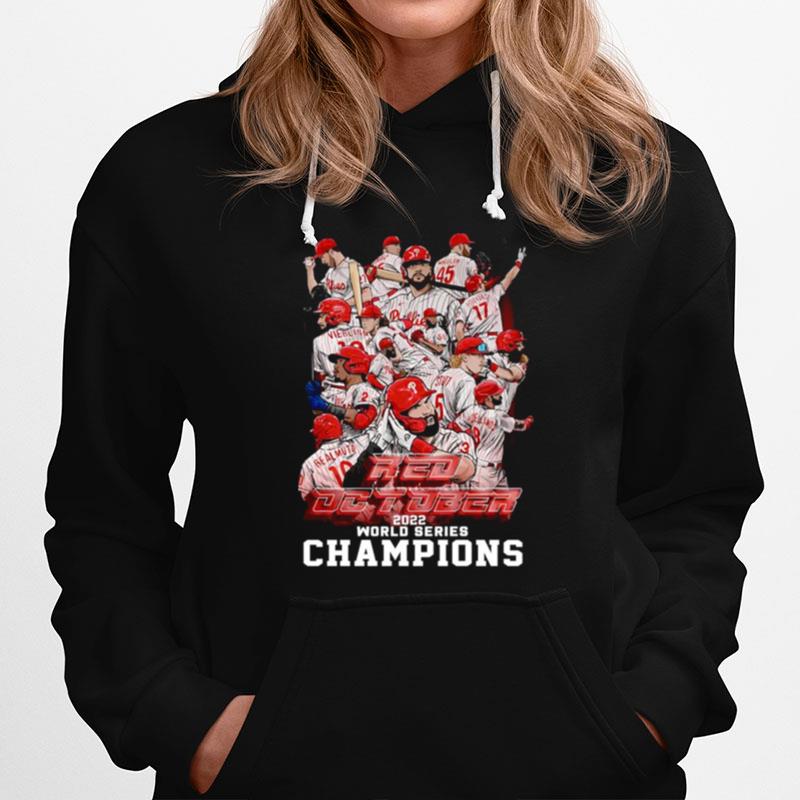 Philadelphia Phillies The Red October Baseball Team World Series 2022 Champions Hoodie