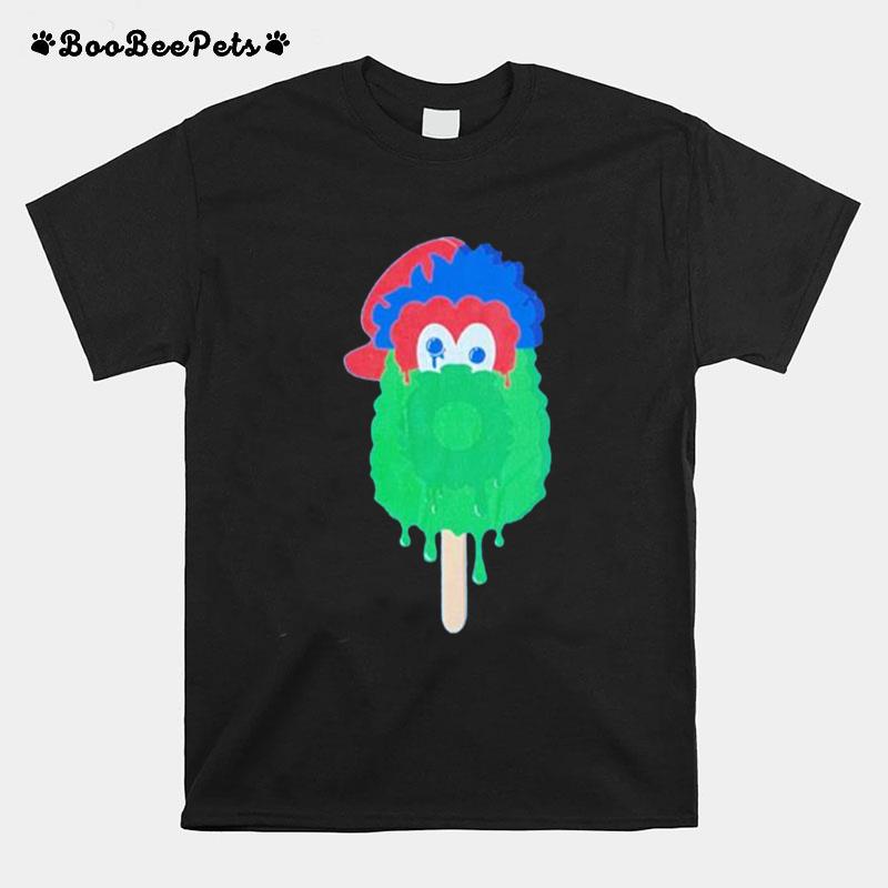 Phillie Phanatic Popsicle Mascot Philadelphia Phillies T-Shirt