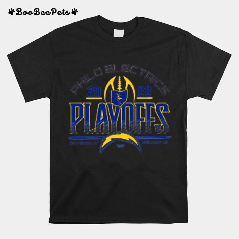 Philo Electrics Football 2022 Playoff Division Iv Storied Rivals Region 15 T-Shirt