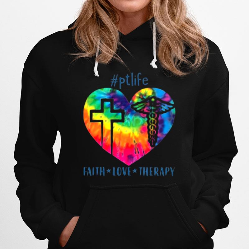 Physical Therapist Faith Love Therapy Hoodie