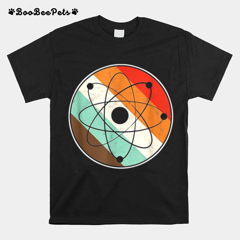 Physics Teacher Physicist Retro Atom Vintage T-Shirt