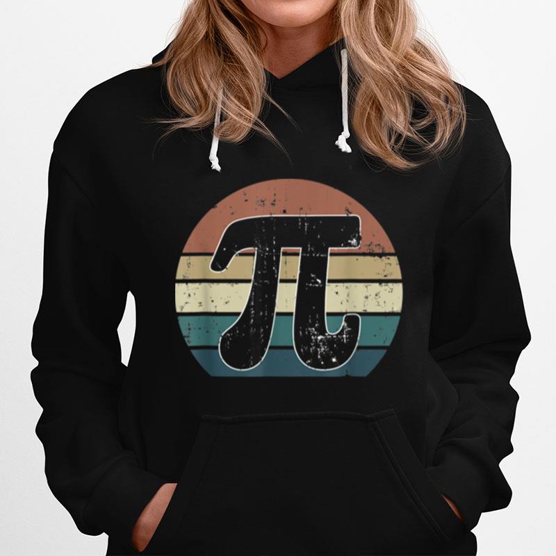 Pi Day Retro Vintage Math Geek Teacher Student Hoodie