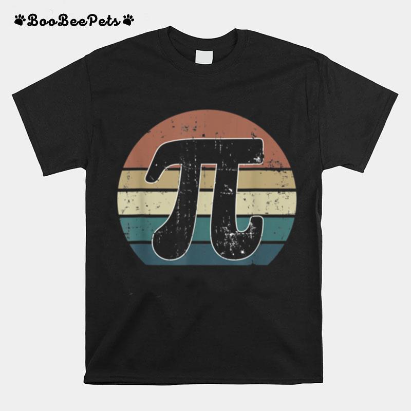 Pi Day Retro Vintage Math Geek Teacher Student T-Shirt