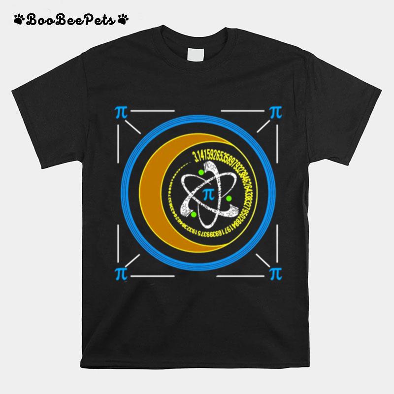 Pi Spiral Atom Number Symbol Math Nerd T-Shirt