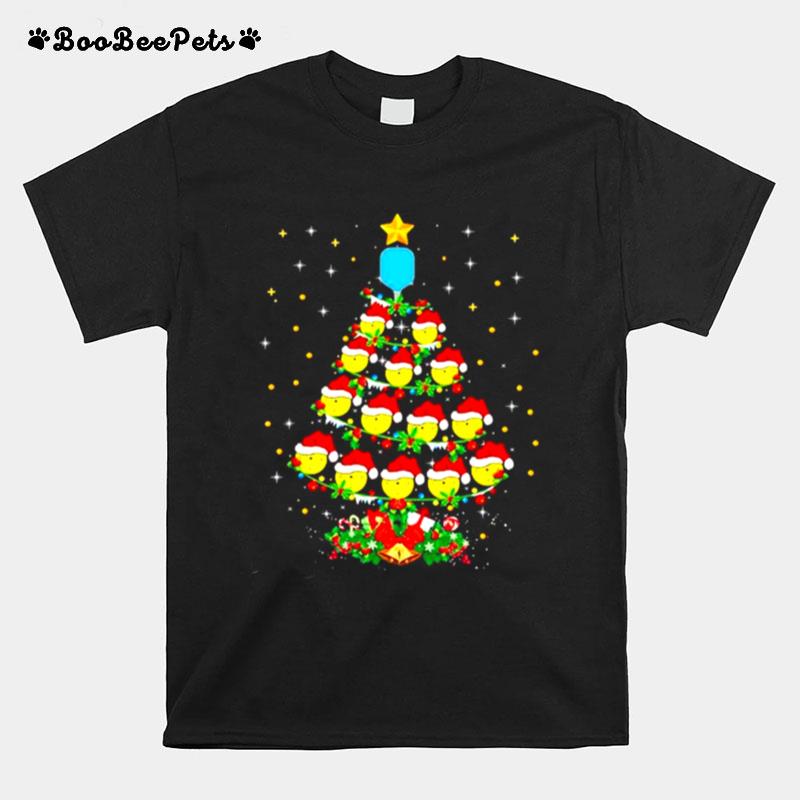 Pickleball Christmas Tree Sport Lover Xmas T-Shirt