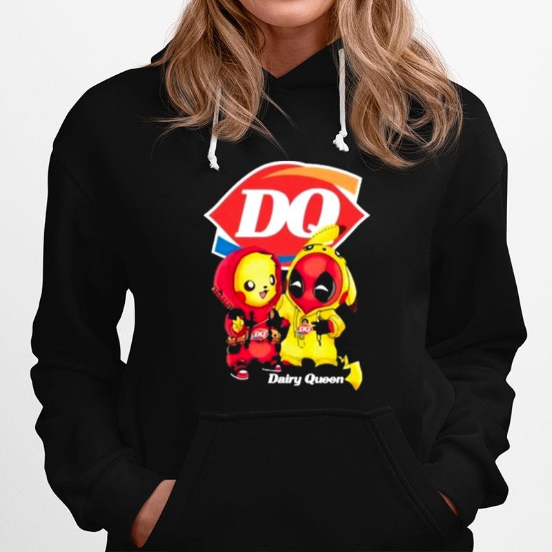 Pikachu And Deadpool Dairy Queen Hoodie