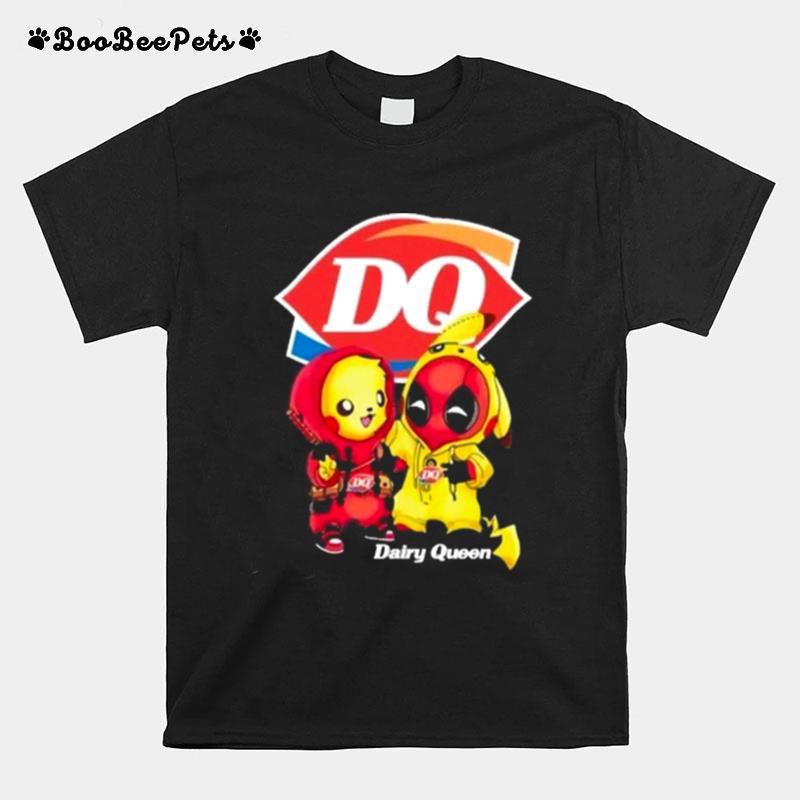 Pikachu And Deadpool Dairy Queen T-Shirt