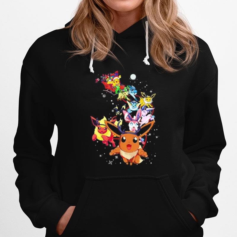 Pikachu Cartoon Merry Christmas Hoodie