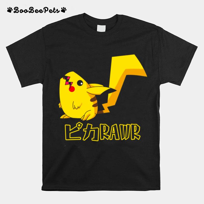 Pikarawr Pokemon Pikachu Rawr T-Shirt