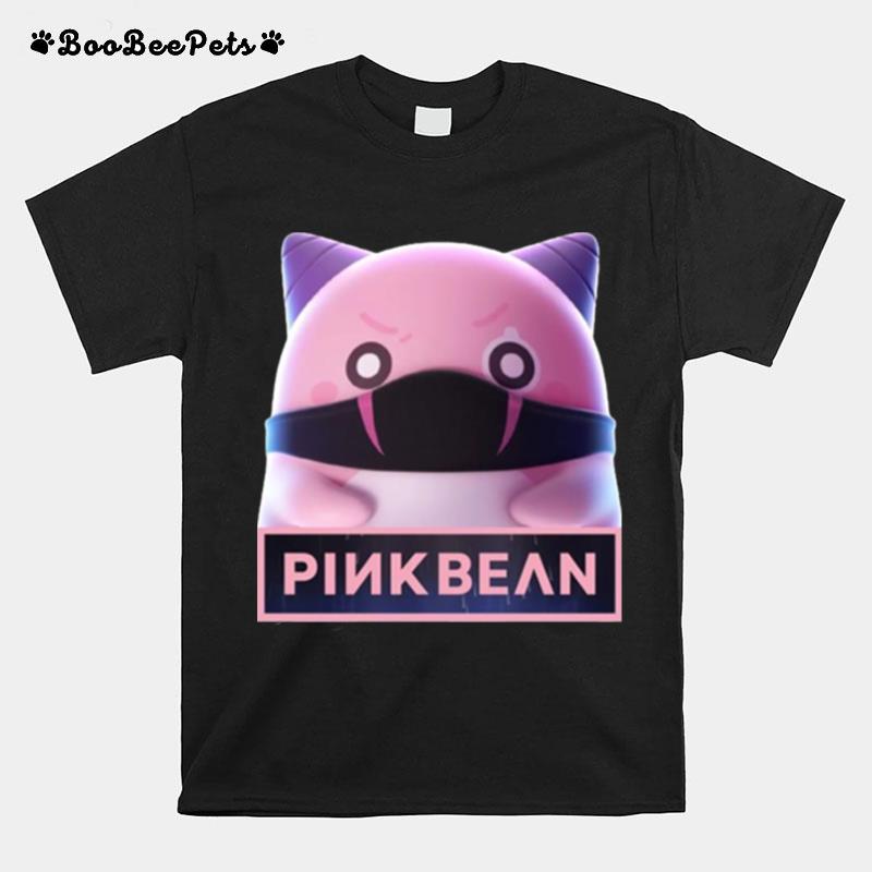 Pink Bean Maplestory Black Mask T-Shirt