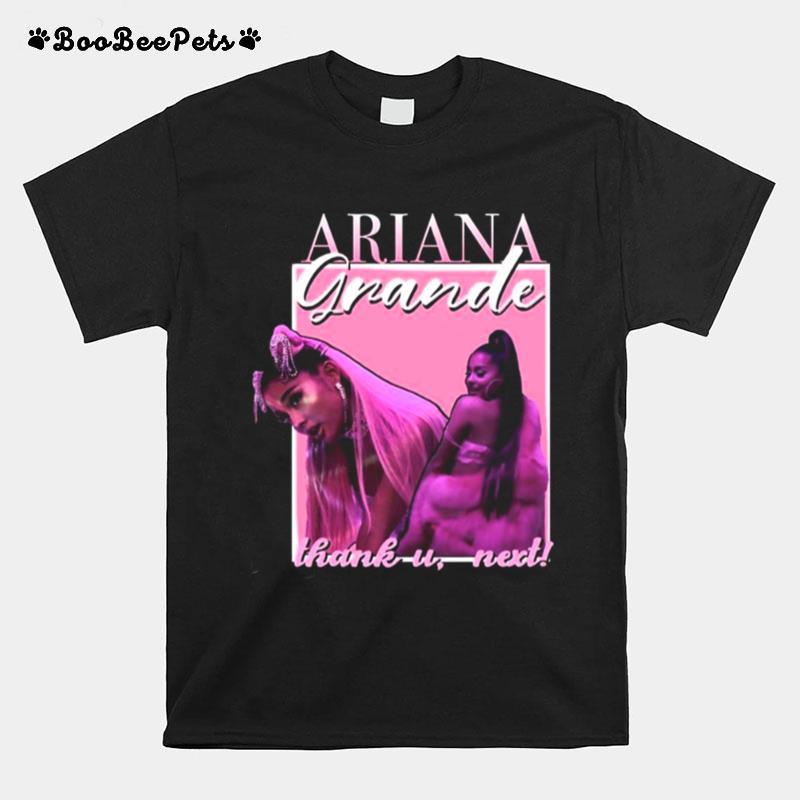 Pink Design Thank U Next Ariana Grande Singer T-Shirt