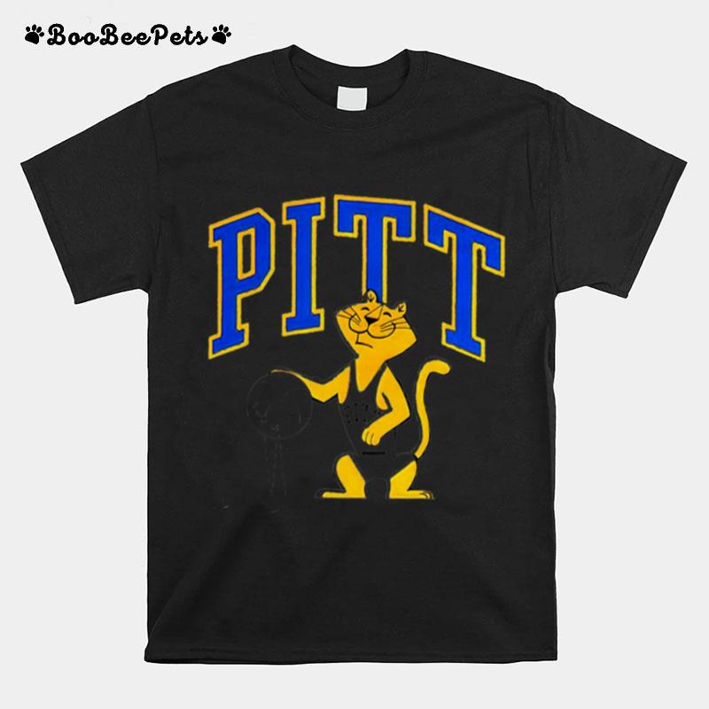 Pitt Dribbling Panther Logo T-Shirt
