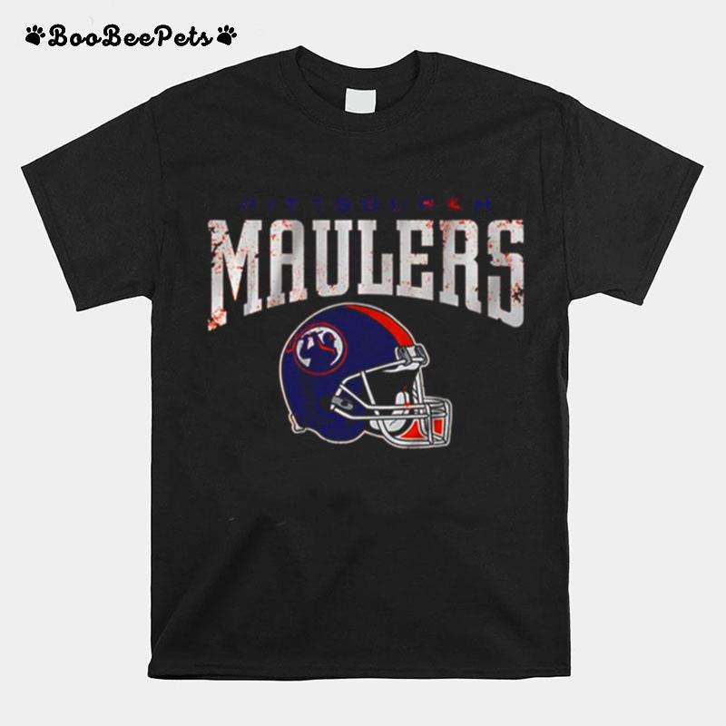 Pittsburgh Maulers Vintage Helmet T-Shirt