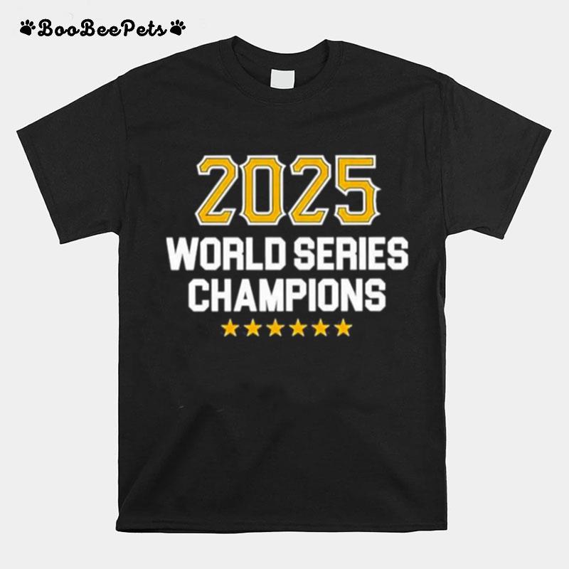Pittsburgh Pirates 2025 World Series Champions T-Shirt