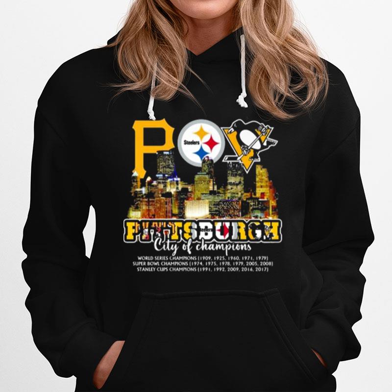 Pittsburgh Steelers City Of Champions 2023 New Design Hoodie