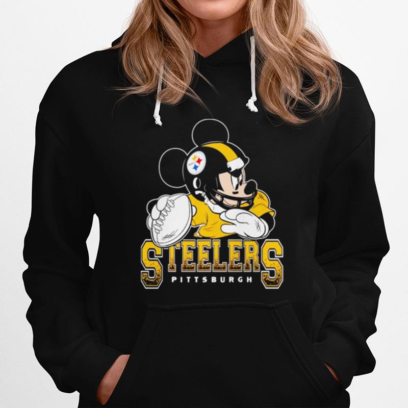 Pittsburgh Steelers Junk Food Disney Mickey Hoodie