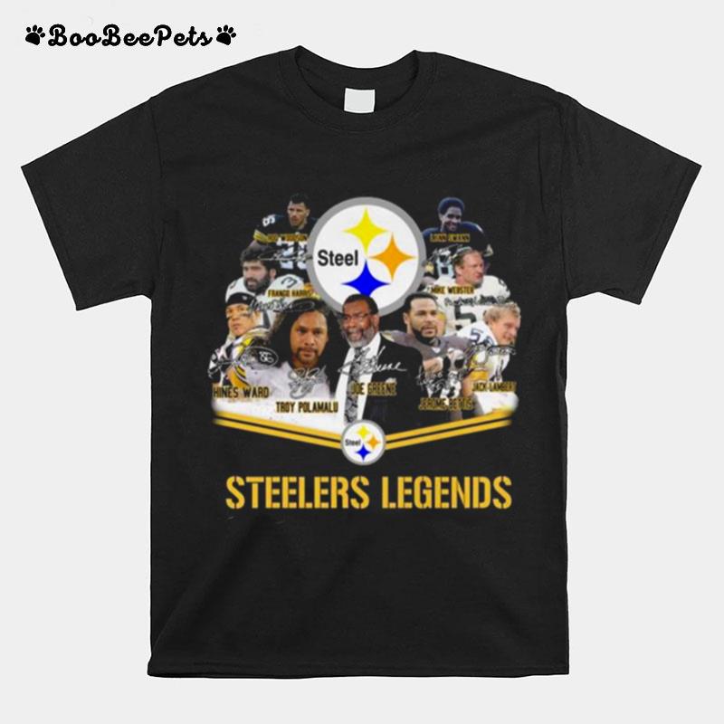 Pittsburgh Steelers Legends Signatures T-Shirt