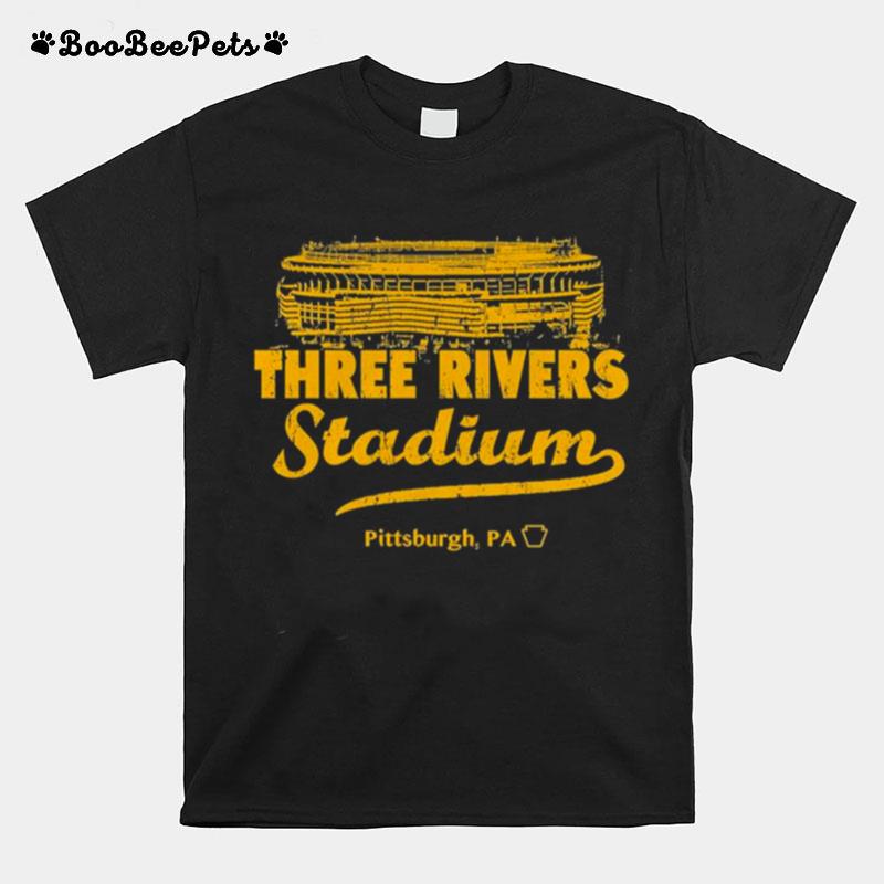 Pittsburgh Three Rivers Stadium Retro T-Shirt