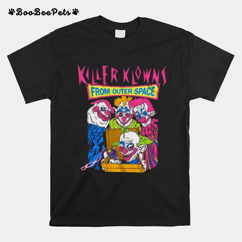 Pizza Box Killer Klowns From Outer Space 80S 90S Horror T-Shirt