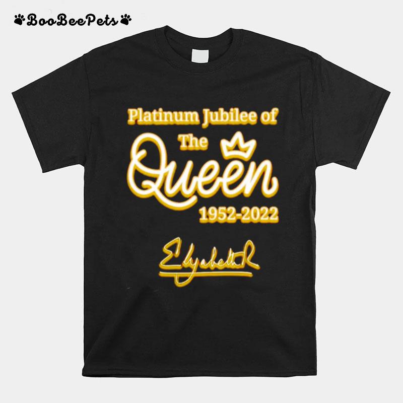 Platinum Jubilee Of The Queen 1952 2022 T-Shirt