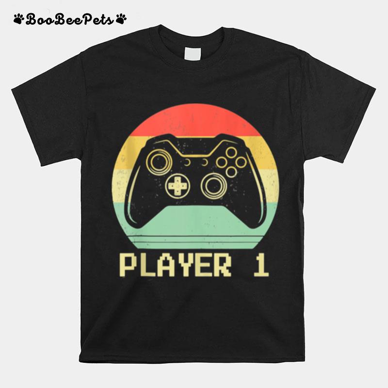 Player 1 Player 2 Video Game Gaming T-Shirt