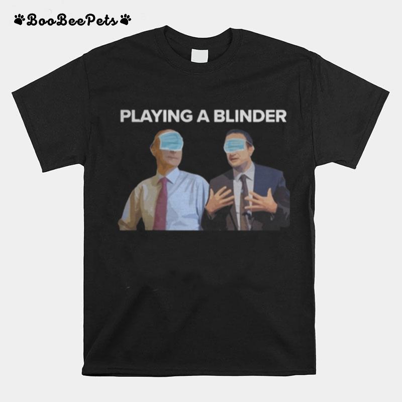 Playing A Blinder Joe Biden Mask T-Shirt