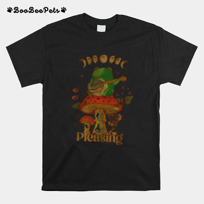 Pleasing Frog Shroom Bloom Mushroom T-Shirt