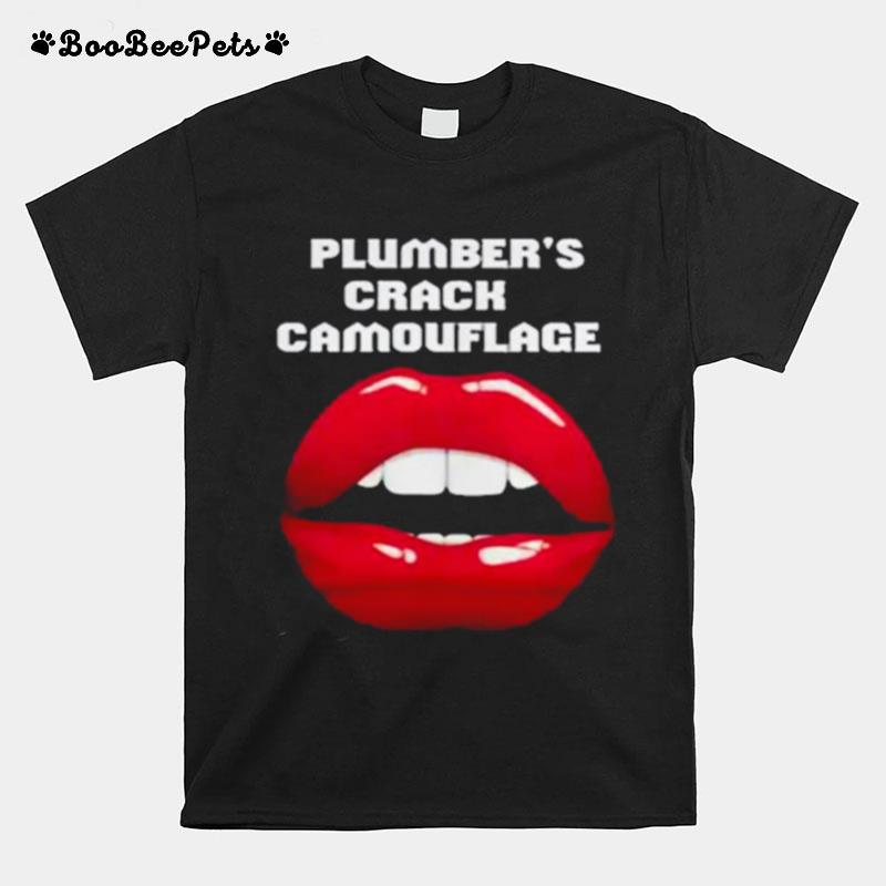 Plumber Crack Camouflage T-Shirt