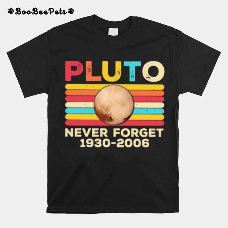 Pluto Never Forget 1930 2006 Vintage T-Shirt