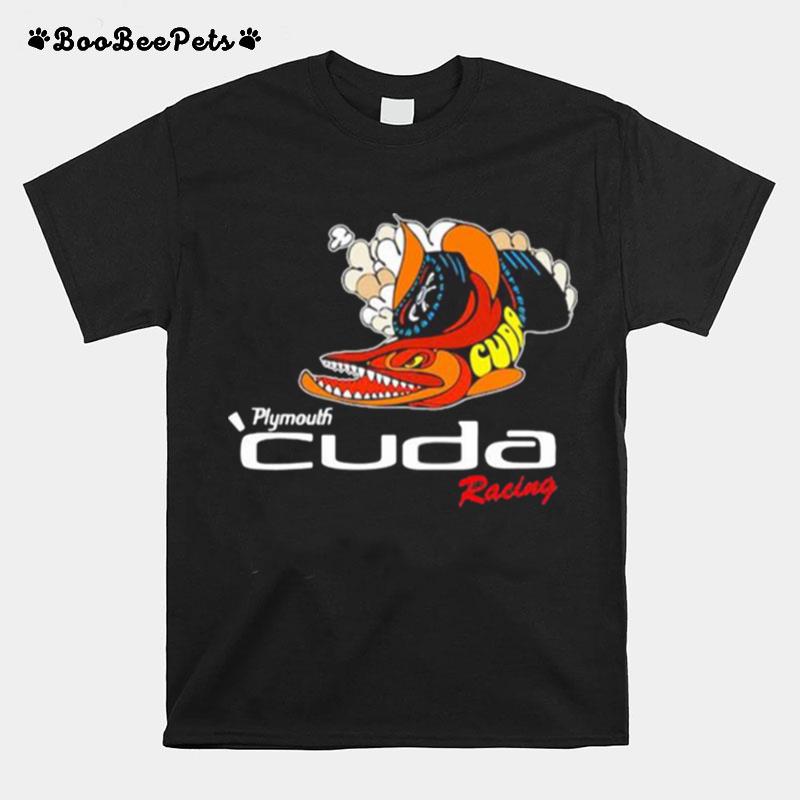 Plymouth Cuda Racing Logo T-Shirt