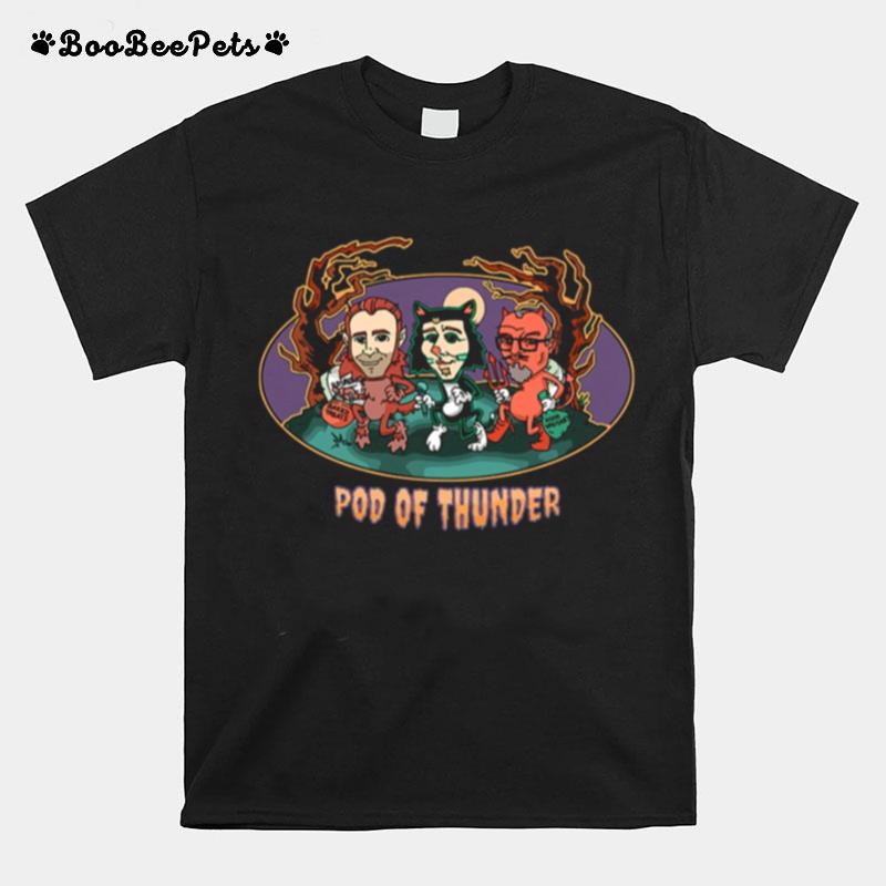 Pod Of Thunder Kiss Band Halloween T-Shirt