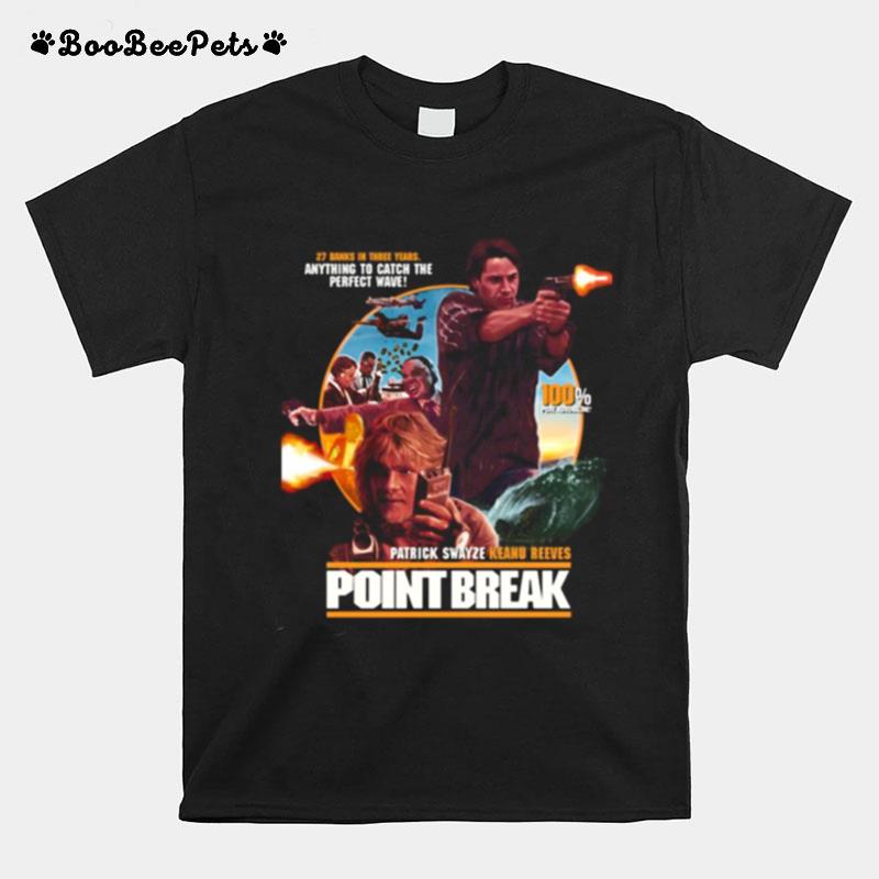 Point Break 1991 Movie Graphic T-Shirt